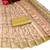 olive beige shimmer handloom cotton blend saree with floral print (t sfhcs308)
