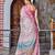 pink shimmer handloom cotton blend saree tonal floral print (sfhcs325)