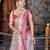 pink shimmer handloom cotton blend saree tonal floral print (sfhcs325)