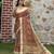 brown beige shimmer handloom cotton blend saree peacock border print (sfhcs323)