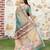 multicolor shimmer handloom cotton blend digital print saree (sfhcs317)