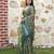 green multicolor shimmer handloom cotton blend saree ethnic border print (sfhcs321)