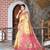 beige multicolor shimmer handloom cotton blend saree with floral print (sfhcs322)