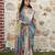 multicolor shimmer handloom cotton blend digital print saree (sfhcs314)