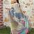 multicolor shimmer handloom cotton blend digital print saree (sfhcs314)
