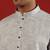 Khadi cotton solid knee length grey kurta