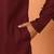 Chikan embroidered cotton rayon maroon kurta