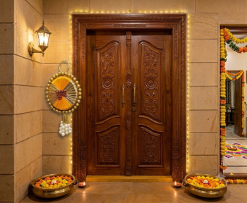 decorative shubh labh moti sikka hanging perfect for home decorhandmade decor festival decor (pack of 2) 3