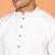 Chikan embroidered cotton rayon white kurta