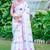 white multicolor cotton blend saree polka print