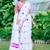 white multicolor cotton blend saree polka print