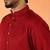Cotton silk sequenced thread work maroon kurta