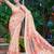 beige cotton blend digital print saree (sfcl512)