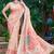 beige cotton blend digital print saree (sfcl512)