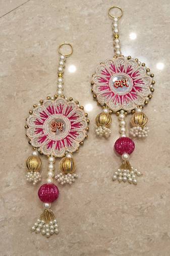  handmade hanging decor for bedroom living room home decoration (pack of 2)