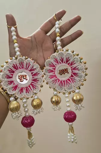  handmade hanging decor for bedroom living room home decoration (pack of 2)
