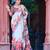 white multicolor cotton blend saree with floral print (sfcl508)
