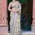 multicolor stripe cotton blend digital print saree