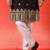Cotton silk floral embroidered black kurta