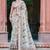 multicolor stripe cotton blend digital print saree