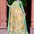 beige cotton blend saree floral print (sfcl506)