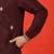 Cotton silk sequenced & embroidered maroon kurta