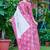 white cotton blend digital print saree (sfcl501)