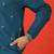 Cotton silk yoke design embroidered blue kurta