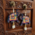  handmade elephant shubh labh hanging decorative pearl festive home wall hanging (pack of 2)