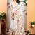 white pink cotton blend digital print saree (sfcl245)