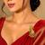 Gold Tone Peacock Saree Brooch, Indian Bridal Jewelry, Colorful Stone Accents