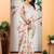 white pink cotton blend digital print saree (sfcl245)