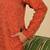 Ethinic motifs jacquard maroon kurta