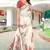 white red cotton blend saree floral print