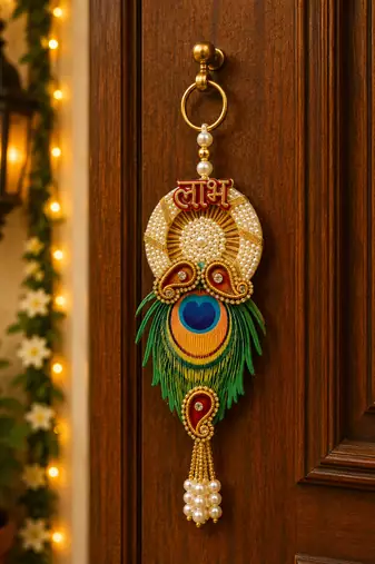 handmade hanging decor for bedroom living room wall decoration home entrance decoration (pack of 2)