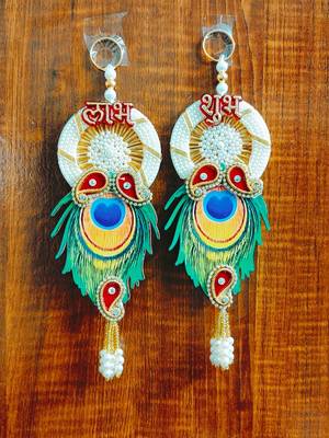 handmade hanging decor for bedroom living room wall decoration home entrance decoration (pack of 2) 3