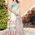 pastel multicolor cotton blend saree floral print