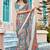 multicolor cotton blend digital print saree