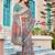 multicolor cotton blend digital print saree