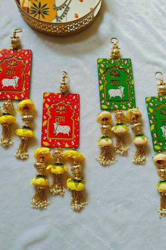 decorative wall door hangingmulti design decorative toran for home decor (pack of 2)