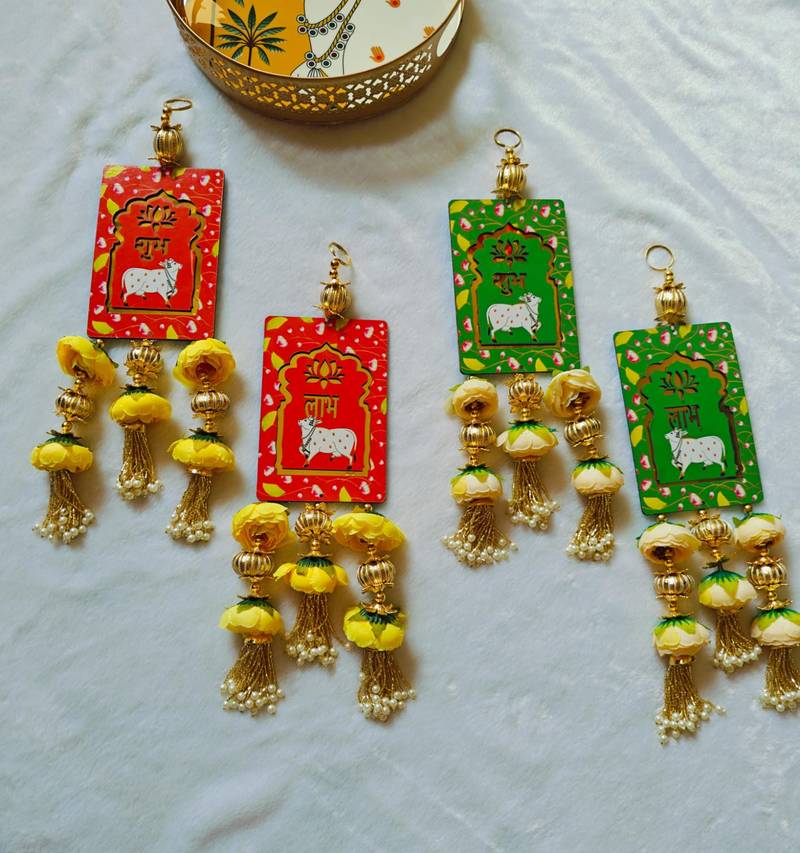 decorative wall door hangingmulti design decorative toran for home decor (pack of 2)