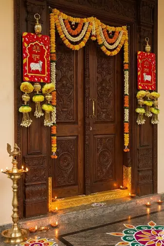 decorative wall door hangingmulti design decorative toran for home decor (pack of 2)