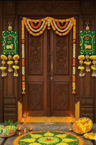 decorative wall door hangingmulti design decorative toran for home decor (pack of 2)