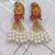 handmade shubh labh pearl tassel door hanging decorative festive home wall hanging (pack of 2)