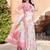 white cotton blend digital print saree