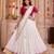 White Lightweight Mirror Work Lehenga Choli with Dupatta