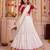 White Lightweight Mirror Work Lehenga Choli with Dupatta
