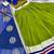 Mehendi Green Cotton Lace Work Lehenga Choli with Dupatta