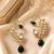 Emerald Green Kundan Peacock Ear Cuff Earrings, Gold Finish Bridal Ear Wrap