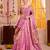 Light Pink Shimmer Zari Weaving Lehenga Choli with Dupatta